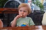 Liam eating a pop tart